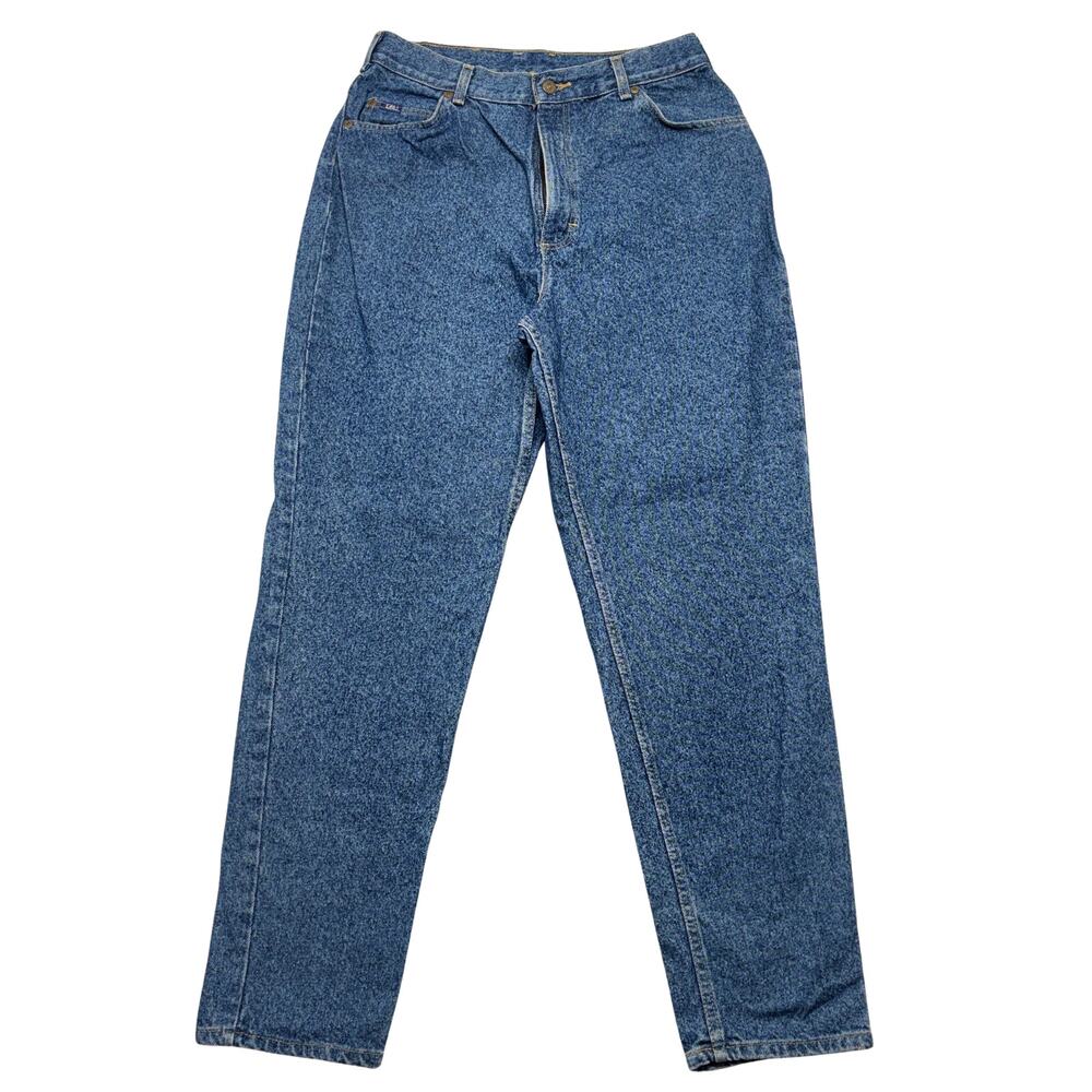 Vintage Mr. Lee Mom Jeans Womens 16 Medium High Rise Tapered Denim Dark Wash 90s